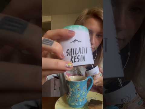Shilajit Resin ASMR #asmr #asmrtist #shilajitresin #shilajitbenefits #shilajit #asmrtea #mukbang