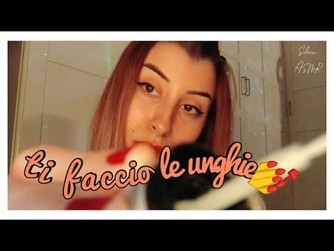 🇮🇹ASMR ITA• ROLEPLAY AMICA TI FA LE UNGHIE 💅 #asmrita #roleplay