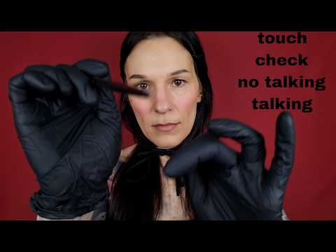 touch check talking no talking ASMR