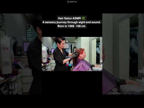 미용실ASMR 시각과청각의 활성화 # 오렌지 브라운Hair salon ASMR visual and auditory activation # Orange Brown