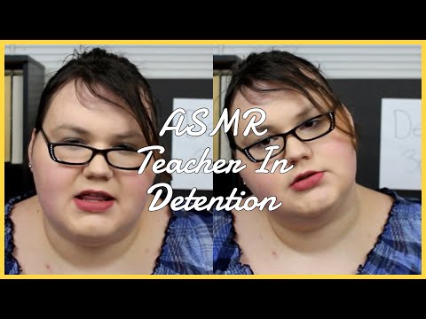 ASMR Teacher In Detention (Writing, Mumbling, and More!)