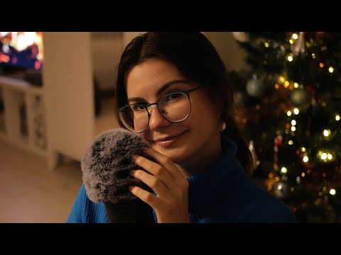 ASMR PO POLSKU | luźne pogaduchy przy choince 🎄 bliski szept (up close whisper ramble in Polish)
