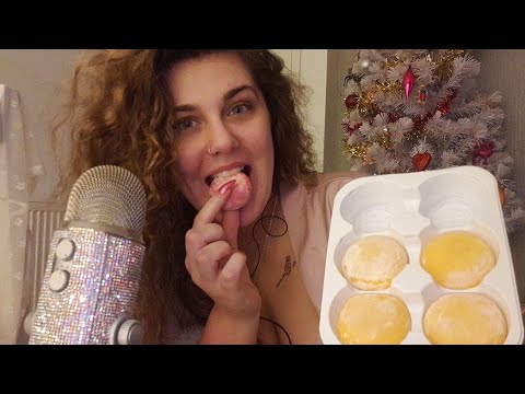 ASMR Eating Mochi Ice-cream 😋 (Mouth Sounds)