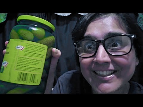 ASMR crunchy eating sounds Pickles