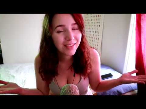 Whisper ramble with my Blue Yeti/ wrapping it in Glad cling wrap [ASMR]