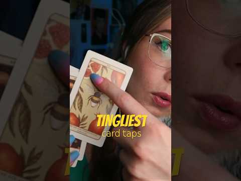 Tingliest card taps 😱😱😱