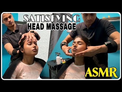 ASMR Satisfying Neck & Shoulder Massage | Barber Rizwan Mesmerized Her With His Magical Hands