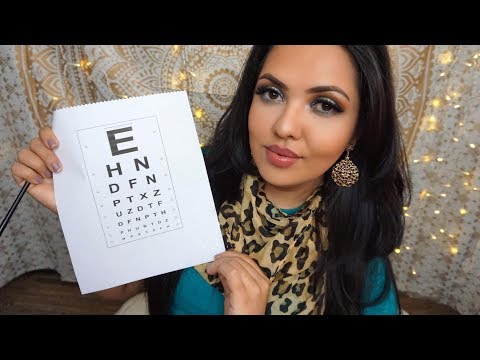 ASMR Eye Examination Roleplay with Light Test ❤️