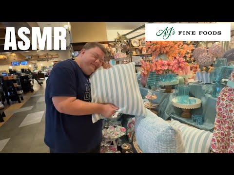 ASMR IN AJ’S FINE FOODS WALKTHROUGH PEACEFUL VOICEOVER + TRIGGERS AT HOME