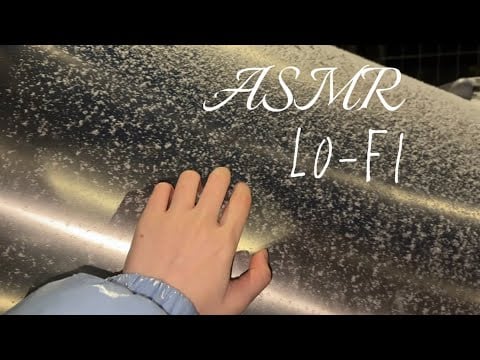 𝓐𝒔𝓶𝓻 | lo-fi тапинг на улице (снег в апреле)
