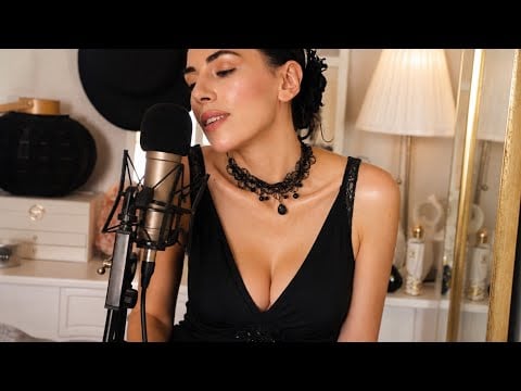 ASMR CloseUp Whisper In A French Dress 🖤