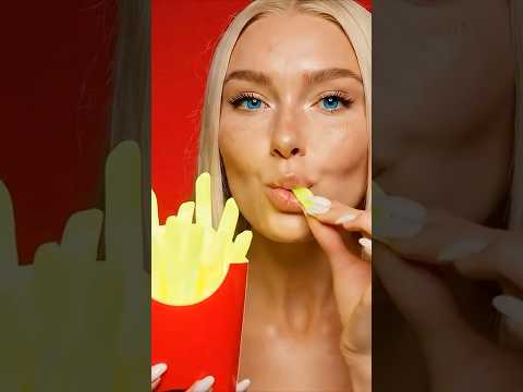 What Do Neon French Fries Taste Like 🍟✨ ASMR