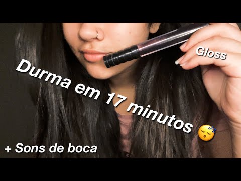 ASMR: SONS DE GLOSS, BOCA….DURMA EM POUCOS MINUTOS 😴😴