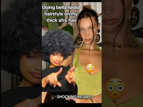 Turning myself into bella hadid