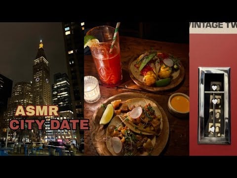 ASMR City Date!!!! (Up-Close, Clicky Voiceover) 💌💌