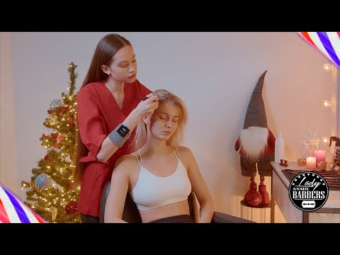 Christmas ASMR Barber Massage by Lady Barbers