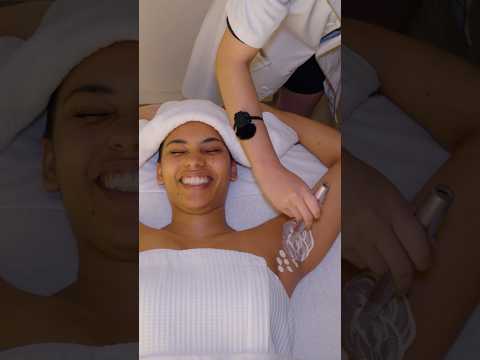 ASMR: Chinese Underarm Darkness Removal Treatment and Facial Massage #shorts