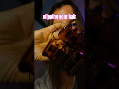 i’m the one who really needs hair clipping… holy flyaways #asmr #hairclip #country