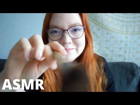 ASMR SUOMI Soft spoken kuulumisia & face brushing 🌼