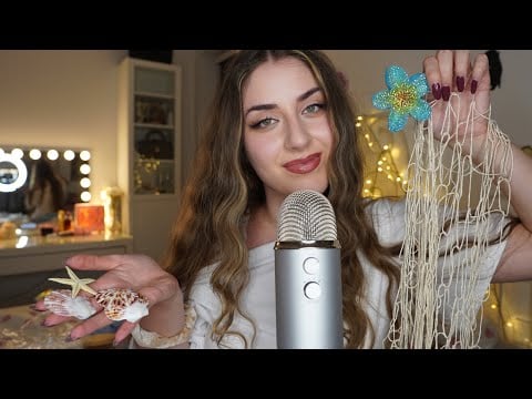 ASMR Deutsch Show & Tell 🐚 Meine Geburtsplanung Deko & Outfit | Whispering, Rambling, Tapping
