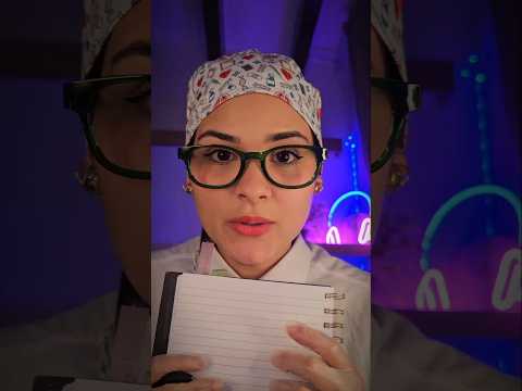 ASMR Relaxando seu Cérebro #asmr #medical #pov 🧠🩺