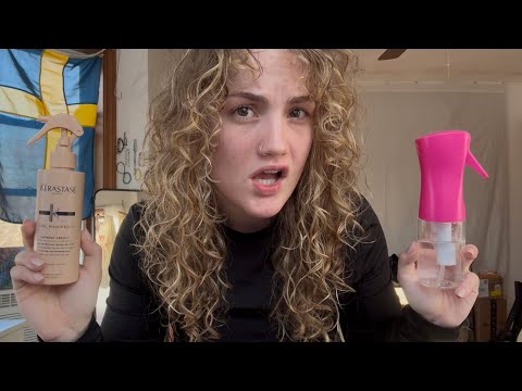 Trying to Impress a Boy & Some Girl was Talking Sh*t About Me ✨ ASMR grwm + curl refresh ✨