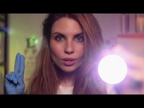 ASMR Extremely Detailed EYE EXAM | Light Tests,Color Blindness,Vision Check