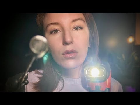 ASMR Training Cranial Nerve Exam | light triggers, memory test + fast and aggressive