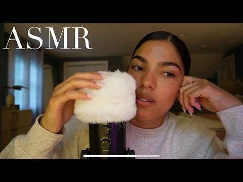 ONLY doing mic sounds as a trigger (foam, fluffy & bare mic sounds) ASMR 