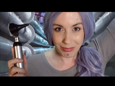 Sci-Fi ASMR Ear Exam, Cleaning, & Bionic Implants