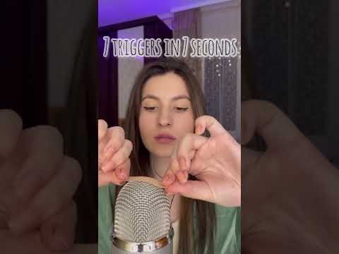 #shorts Asmr 7 triggers in 7 seconds