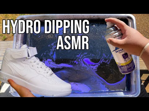 ASMR | HYDRO Dipping | CUSTOM Air Force 1's 👟🎨