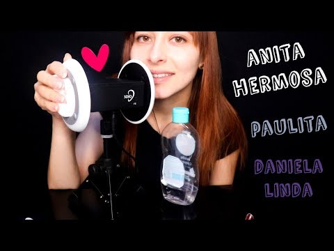 3DIO ASMR ♡Nombres Femeninos SUSURROS EN TUS OREJITAS.♡En Español♡In Spanish