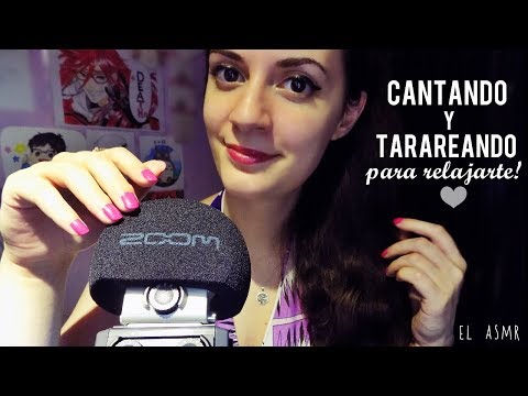 ♡ASMR español♡ CANTANDO y TARAREANDO para Relajarte!♥ #3♥