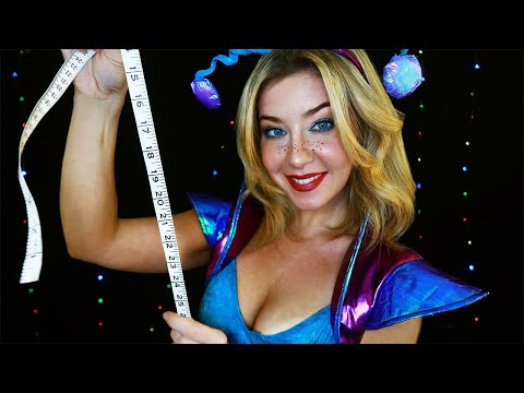 ASMR ALIEN BABE MEASURES YOU 👽 Sci-Fi Tailoring Experience