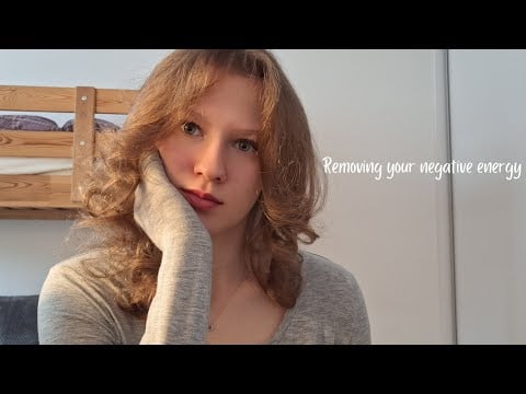 ASMR| Removing your negative energy & giving you positive affirmations ✨️🩷