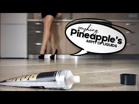 Pea vs. Liquids! High Heels Crushing Things! Oddly Satisfying! ASMR