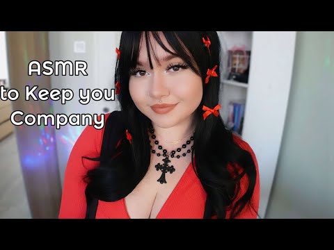 ASMR to Keep You Company♡ personal attention, hair brushing, body triggers, lotion massage, rambling