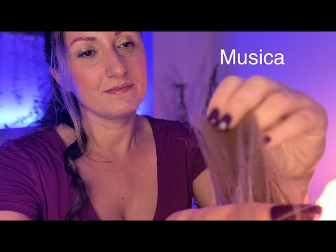 Salone Notturno Rilassante 2.0✨Ti Taglio i capelli • ASMR 💇‍♀️ roleplay con musica