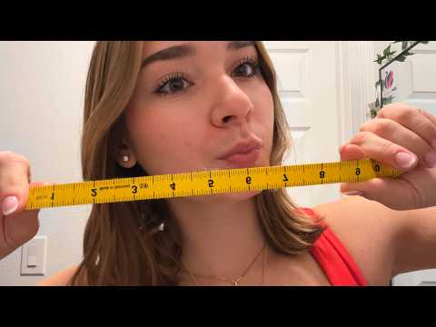 asmr measuring your face for symmetry 📏 (soft spoken)