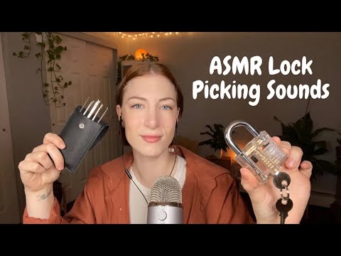 asmr 99% of you will fall asleep | lock picking & whispered gear sounds