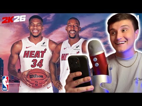 ASMR | Giannis Antetokounmpo Traded To The Heat! (NBA2k26 Rebuild)