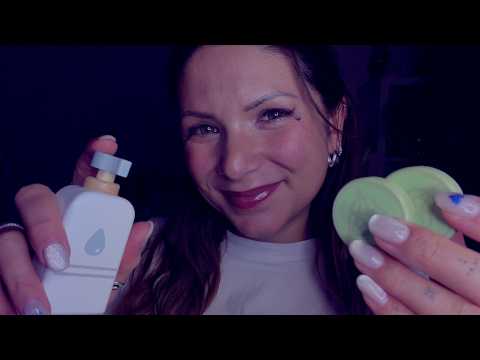 ASMR Beauty Spa während du im Bett liegst (Makeup, Skincare, Personal Attention)