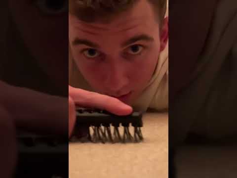 Asmr carpet brushing