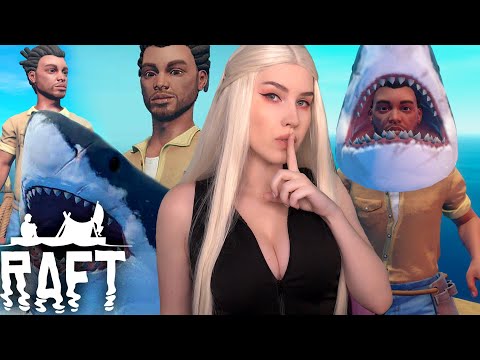 АСМР 😅 ВЫЖИВАЮ с 3 Подписчиками на ПЛОТУ 🦈🌊 ASMR RAFT