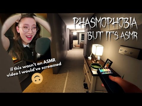 ASMR | Can I make Phasmophobia relaxing? 👻 You may be surprised 😱 Soft spoken spookiness