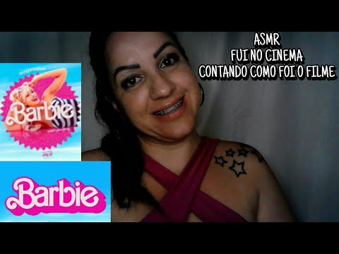 ASMR-FUI NO CINEMA CONTANDO COMO FOI O FILME DA BARBIE #asmr #rumo2k