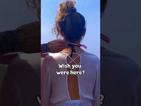Light touch ASMR beach massage #asmrmassage #asmr #asmrsounds #realpersonasmr #relaxation #shorts