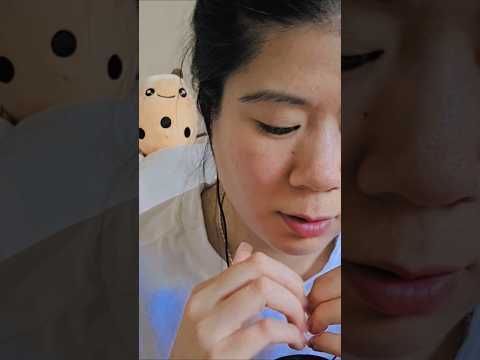 Nail tapping & Fabric scratching 🤍 (little bit of yapping) 😚 #asmr #asmrnailtapping #asmrscratching