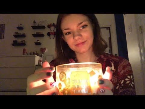 ASMR | Christmas Candles 🎄🕯 Tapping, Scratching, Lid Sounds, & Fire Crackling